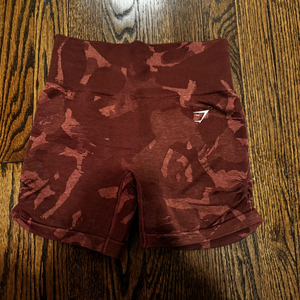 Maroon Gymshark Shorts
